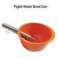 Thickening Automatic Small Size Orange Plastic Pig Hog Piglet Sow Water Bowl Pig Drinking Water Bowl Drinker for Pig